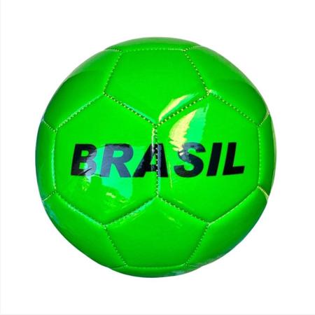 Imagem de Bola Campo De Futebol Cheia Brasil Campeonato Copa Do Mundo costurada