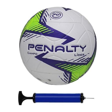 Bola Campo Penalty Líder XXII - Amarelo/Preto/Azul - Bola Campo