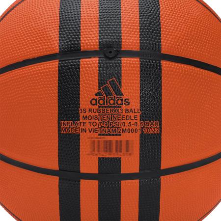 Bola Basquete 3-Stripes Rubber X3