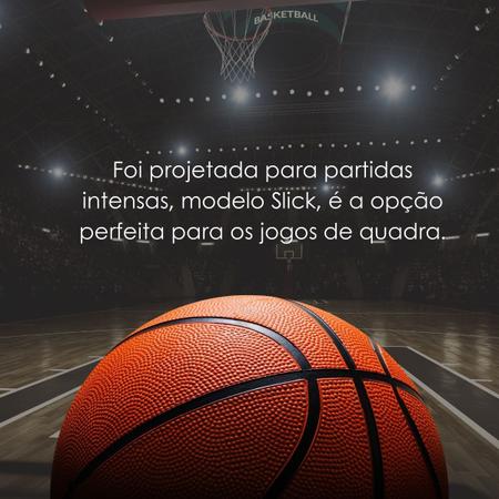 Imagem de Bola De Basquete Basketball Tamanho Padrão Nº 6 Jogo Treino Campeonato Recreação Resistente Original