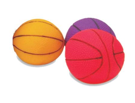 Bola de Basquete Borracha Grande para Pet 06 Pçs