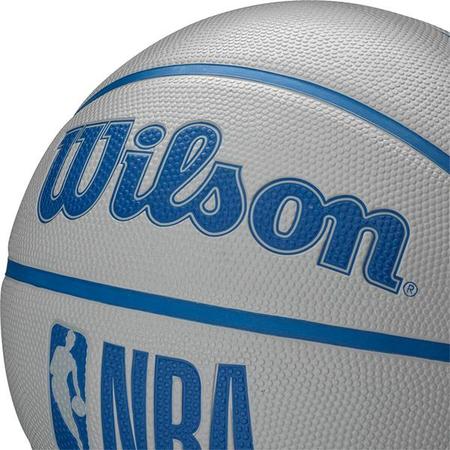 Kit Bola Basquete Oficial Nba Wilson Drv #7 Outdoor + Bomba