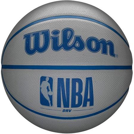 Kit Bola Basquete Oficial Nba Wilson Drv #7 Outdoor + Bomba