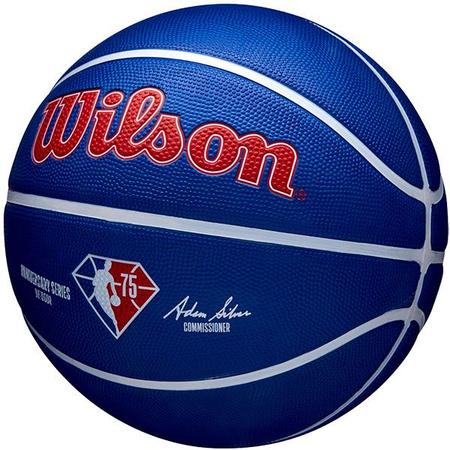 Kit Bola Basquete Oficial Nba Wilson Drv #7 Outdoor + Bomba