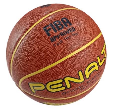 Bola Basquete Penalty Profissional Pró 7.8 Crossover X Unissex -  Laranja/Amarela