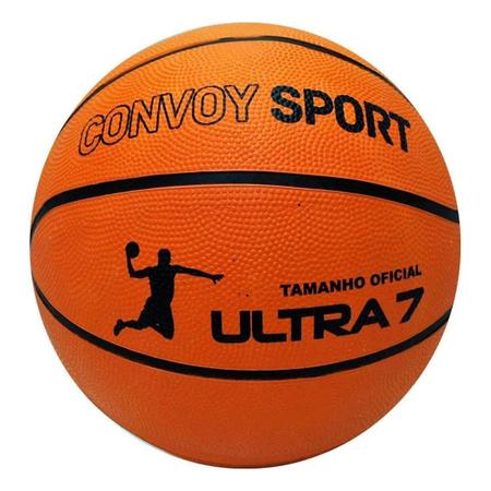 Bola de Basquete Oficial Tamanho 7 Laranja Borracha Basketball - BBR Toys -  Bola de Basquete - Magazine Luiza