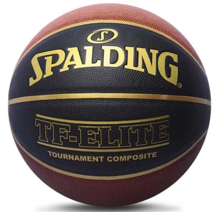 Bola de Basquete Spalding CBB TF-ELITE Couro Microfibra Tam6