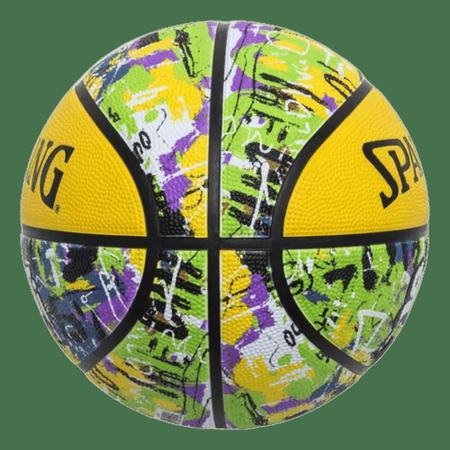 Bola Basquete Spalding Graffiti, Amarelo e verde, 7 : : Esporte