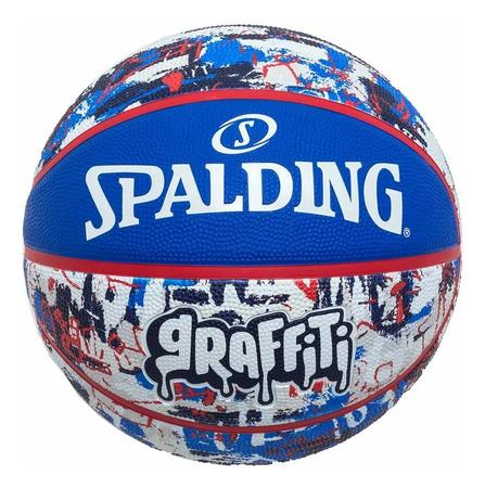 Imagem de Bola de Basquete Spalding Graffiti NBA Original Tamanho 7