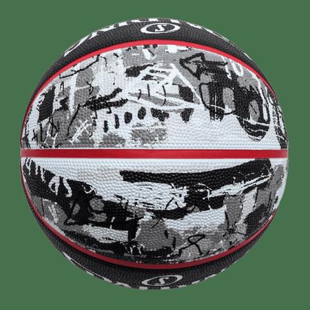 Bola de Basquete Spalding Graffiti Preto/vermelho