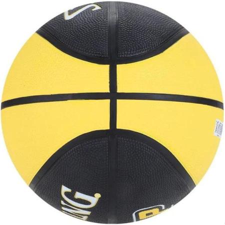 Bola Basquete Spalding Mvp - Borracha - Tam 7 - Amarelo/ Preto