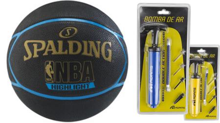 Bola De Basquete Spalding Highlight - Azul