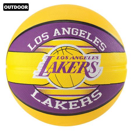 Bola de Basquete Spalding NBA Los Angeles Lakers Team Rubber Basketball Tam  7