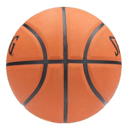 Bola de Basquete Spalding Slam Dunk Tam 7 Borracha Laranja 