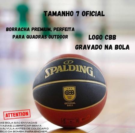 Bola de Baquete Spalding TF Oficial CBB Elite In/Outdoor