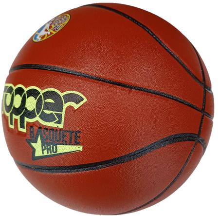 Bola de Basquete Topper Profissional Pu + Bomba de ar - Bola de Basquete -  Magazine Luiza