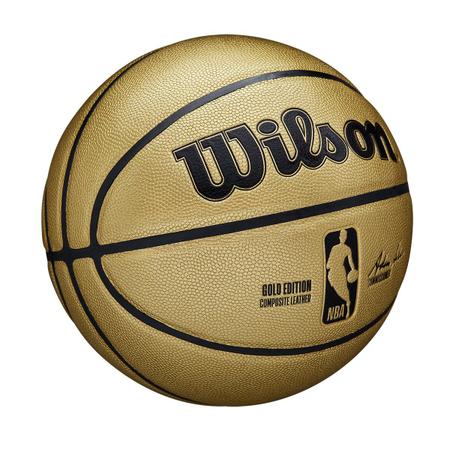 Bola de Basquete Wilson NBA Gold Edition #7 - Dourado+Preto