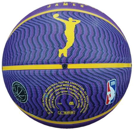 Bola de Basquete Los Angeles Lakers Lebron James 6 Wilson NBA em Promoção