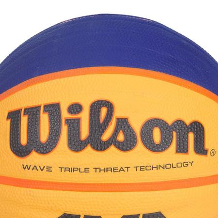 Bola Basquete Wilson Replica Fiba WTB1033XB Azul/Amarelo