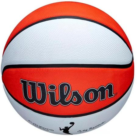 Bola de Basquete Wilson WNBA Authentic Indoor/Outdoor #6 Branco e Laranja