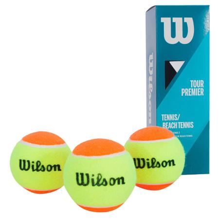 Bola De Beach Tennis Wilson Tour Premier Com 03 Unidades Bola de