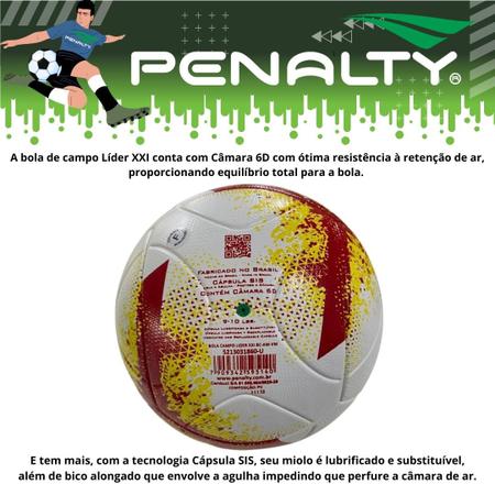 Bola Futebol De Campo Jogo Câmara 6D Penalty Lider XXI - Bola de Futebol -  Magazine Luiza