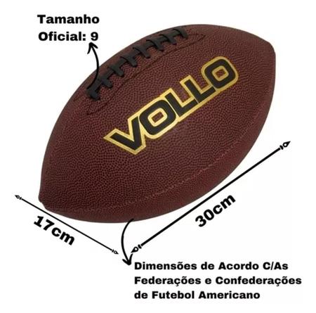 Imagem de Bola De Futebol Americano Vollo - Marrom