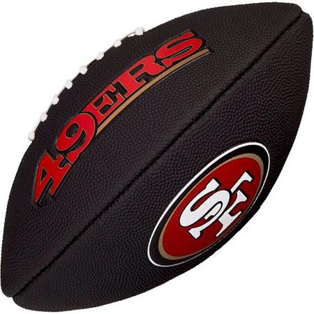 Imagem de Bola de Futebol Americano Wilson NFL Team SAN FRANCISCO 49ERS Black