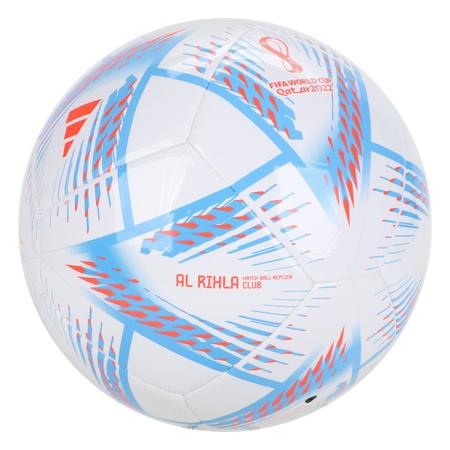 Bola Futebol Campo Adidas Al Rihla Copa Do Mundo 2022 C/Caixa Branco e Azul