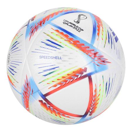 Bola Futebol Campo Adidas Al Rihla Copa Do Mundo 2022 C/Caixa Branco e Azul