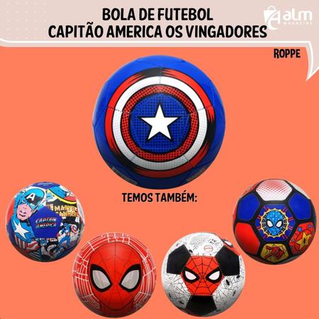 Imagem de Bola De Futebol Capitão America OS Vingadores Marvel Tamanho 4 RP000286