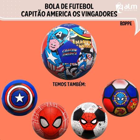 Imagem de Bola De Futebol Capitão America OS Vingadores Marvel Tamanho 4 RP000288