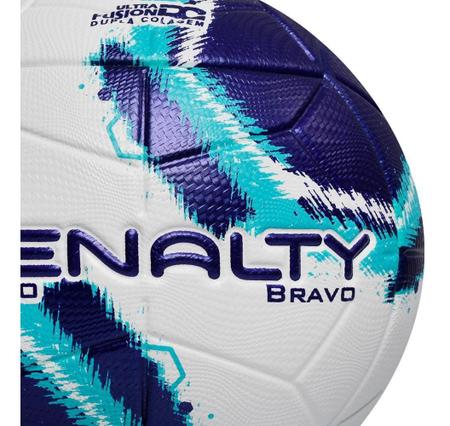 Bola de Futebol Campo Penalty Player XXI - Branco+Azul