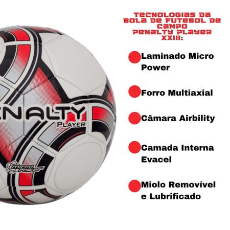 Imagem de Bola de Futebol de Campo Penalty Player XXIII + Bomba de Ar