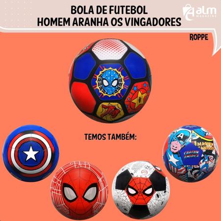 Imagem de Bola De Futebol Homem Aranha OS Vingadores Marvel Tamanho 4 RP000287