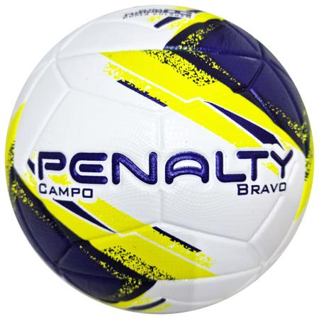 Imagem de Bola de Futebol Penalty Bravo Campo Amarela