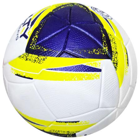 Bola de futebol de 145 mm amarela e laranja