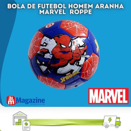 Imagem de Bola De Futebol Roppe Marvel Homem Aranha Tamanho 4 Heróis