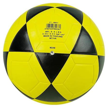 Bola De Futevolei Mikasa FT-4 Couro - Amarelo e preto em Promoção