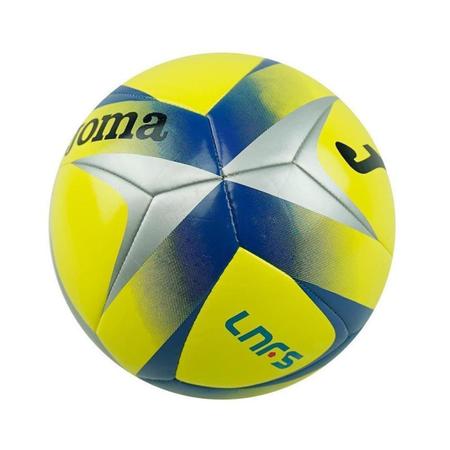 BOLA DE FUTSAL CN AGUILA LNFS TAMANHO 62 AMARELO PRETO E AZUL JOMA