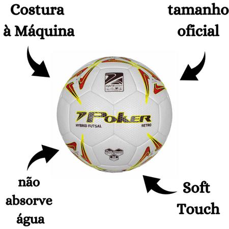 Imagem de Bola De Futsal Profissional Oficial Costurada Adulto Macia