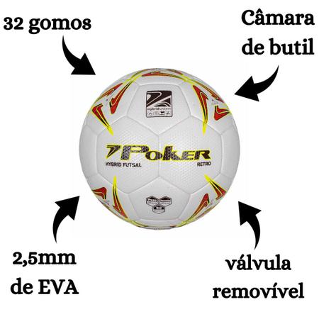 Imagem de Bola De Futsal Profissional Oficial Costurada Adulto Macia