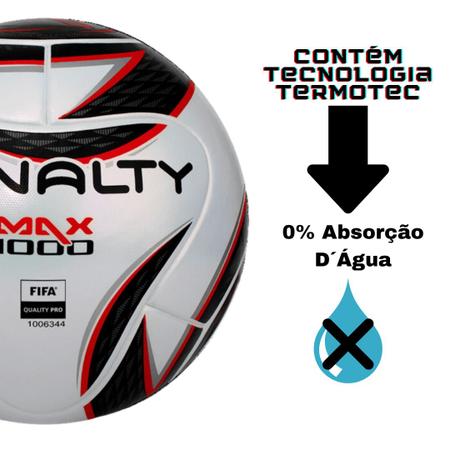 Imagem de Bola de Futsal Profissional Penalty Max 1000 XXII