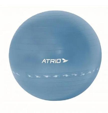 Imagem de Bola De Ginástica Premium Para Exercícios 55cm Azul