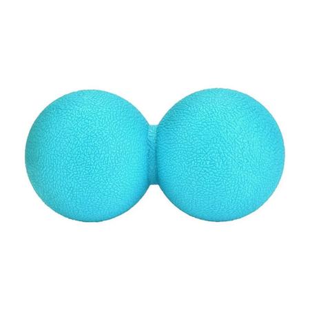 Imagem de Bola de Massagem Amendoim para Liberacao Miofascial Azul  Liveup Sports 