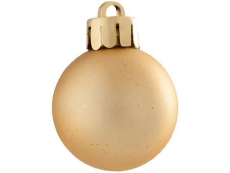 Jogo de Bolas de Natal, Dourado, 8 Bolas de 7cm, Cromus