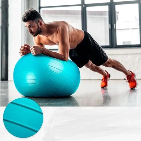 Imagem de Bola de Pilates 55cm Até 200kg Oferta Academia e Yoga