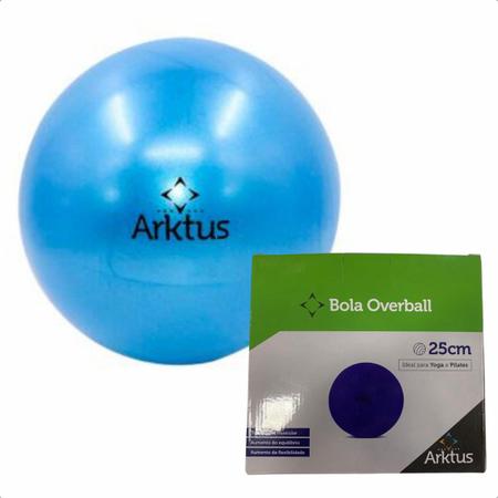 Imagem de Bola de Pilates Over Ball 25Cm Para Yoga  Vermelha Arktus