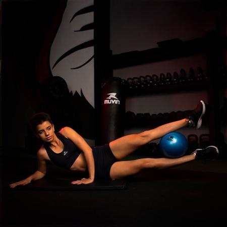 Imagem de Bola de Pilates Overball Muvin  Tamanho 25cm - Yoga  Fisioterapia  Treino Funcional  Fortalecimento  Tonificação