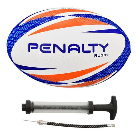Imagem de Bola de Rugby Penalty Oficial Mais Inflador Profissional